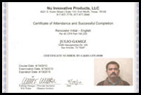 Lead Paint Cert